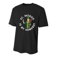 St Patrick Is My Homeboy St Patricks Day Youth Performance Sprint T-Shirt