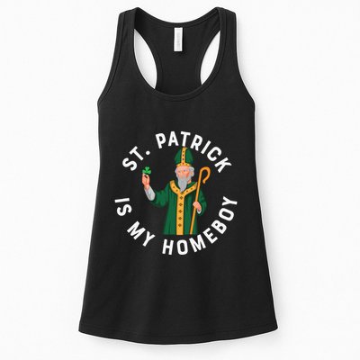 St Patrick Is My Homeboy St Patricks Day Womens Tank Top
