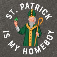 St Patrick Is My Homeboy St Patricks Day Cotton Canvas Backpack