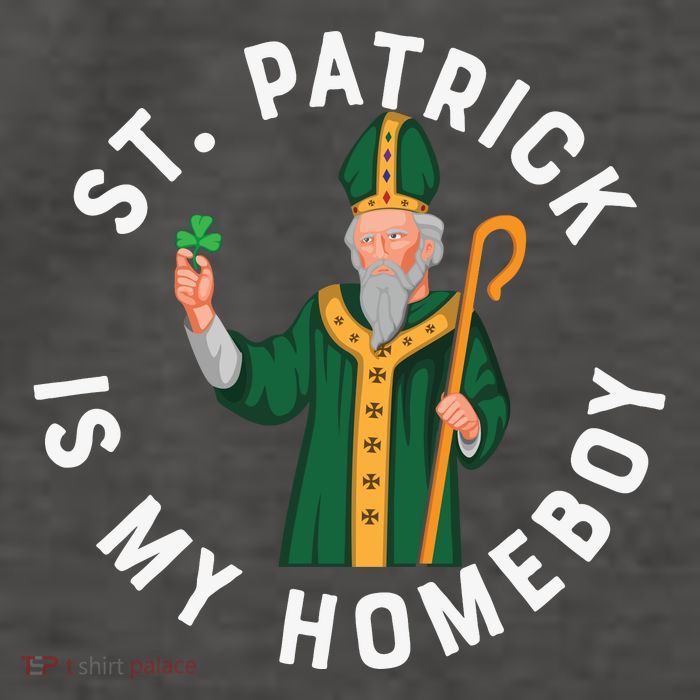 St Patrick Is My Homeboy St Patricks Day Vector Backpack
