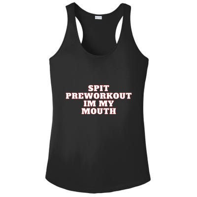 Spit Preworkout Im My Mouth Ladies PosiCharge Competitor Racerback Tank