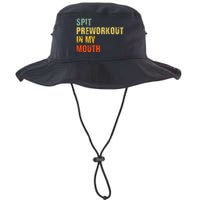 Spit Preworkout In My Mouth Vintage Distressed Funny Gym Legacy Cool Fit Booney Bucket Hat