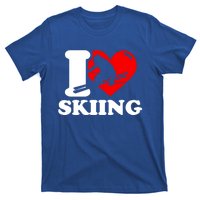 Ski Presents I Love Skiing T Funny Ski Lover Gift T-Shirt