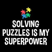 Solving Puzzles Is My Superpower Puzzle Lover Jigsaw Puzzle Button