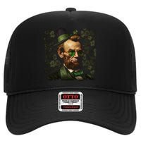 St. Patrick Irish Abraham Lincoln High Crown Mesh Back Trucker Hat