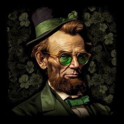St. Patrick Irish Abraham Lincoln T-Shirt
