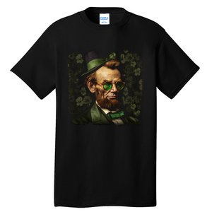 St. Patrick Irish Abraham Lincoln Tall T-Shirt