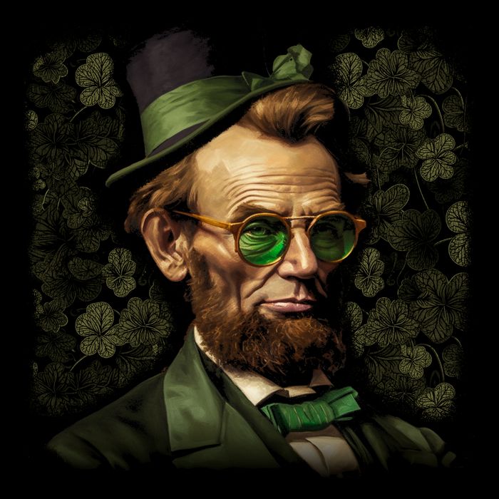 St. Patrick Irish Abraham Lincoln 16 in Basic Backpack