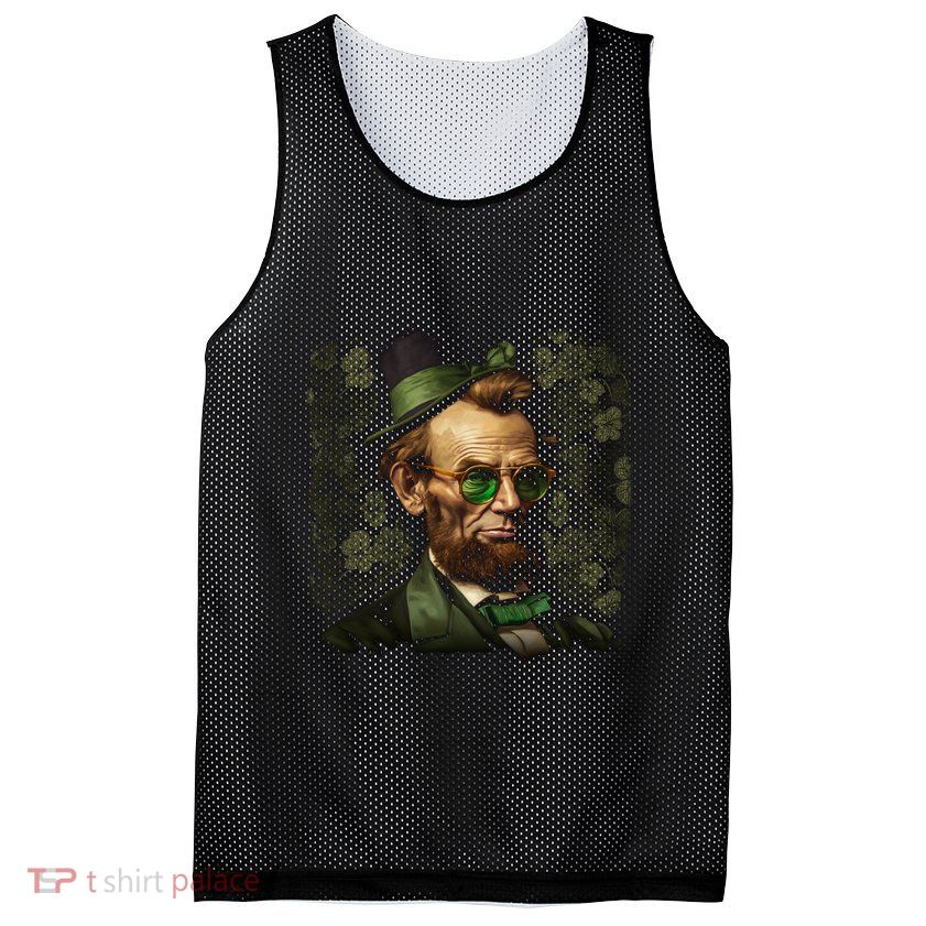 St. Patrick Irish Abraham Lincoln Mesh Reversible Basketball Jersey Tank