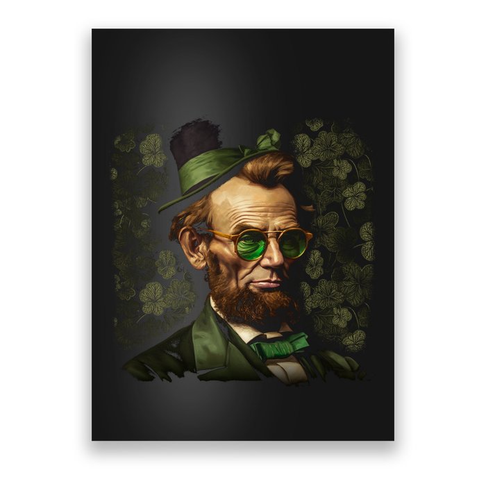 St. Patrick Irish Abraham Lincoln Poster