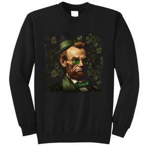 St. Patrick Irish Abraham Lincoln Tall Sweatshirt