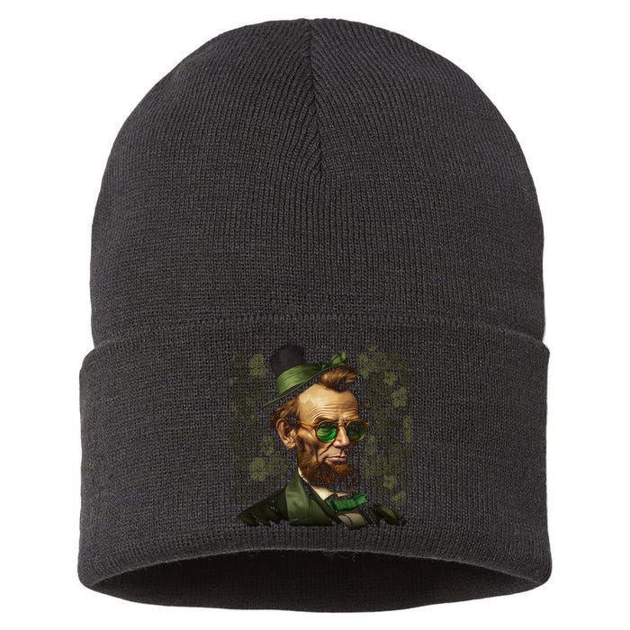 St. Patrick Irish Abraham Lincoln Sustainable Knit Beanie