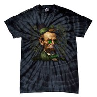 St. Patrick Irish Abraham Lincoln Tie-Dye T-Shirt