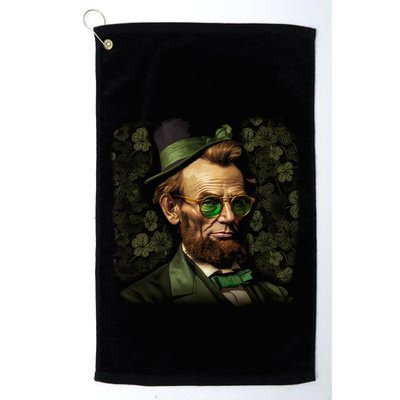 St. Patrick Irish Abraham Lincoln Golf Towel