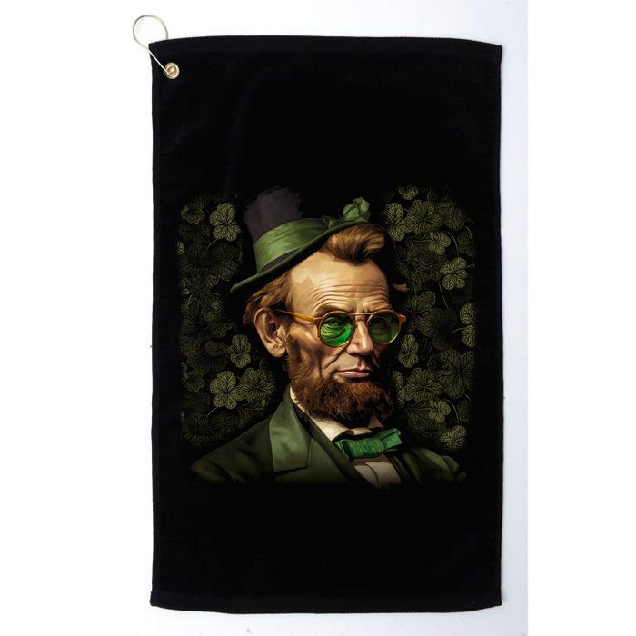 St. Patrick Irish Abraham Lincoln Golf Towel