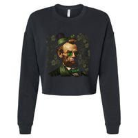 St. Patrick Irish Abraham Lincoln Cropped Pullover Crew