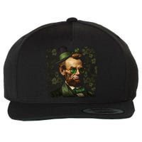 St. Patrick Irish Abraham Lincoln Wool Snapback Cap