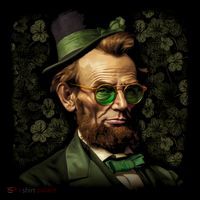St. Patrick Irish Abraham Lincoln Kids T-Shirt
