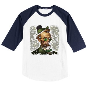 St. Patrick Irish Abraham Lincoln Baseball Sleeve Shirt