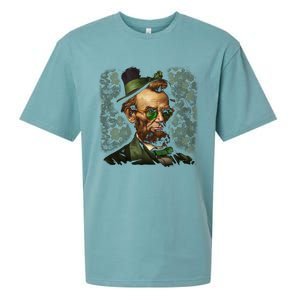 St. Patrick Irish Abraham Lincoln Sueded Cloud Jersey T-Shirt