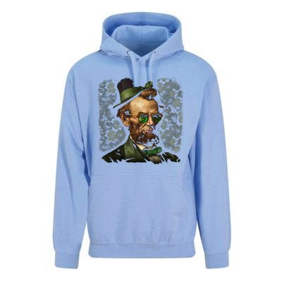 St. Patrick Irish Abraham Lincoln Unisex Surf Hoodie