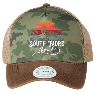 South Padre Island Jet Ski Lover Meaningful Gift Legacy Tie Dye Trucker Hat