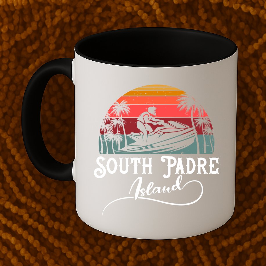 South Padre Island Jet Ski Lover Meaningful Gift Mug