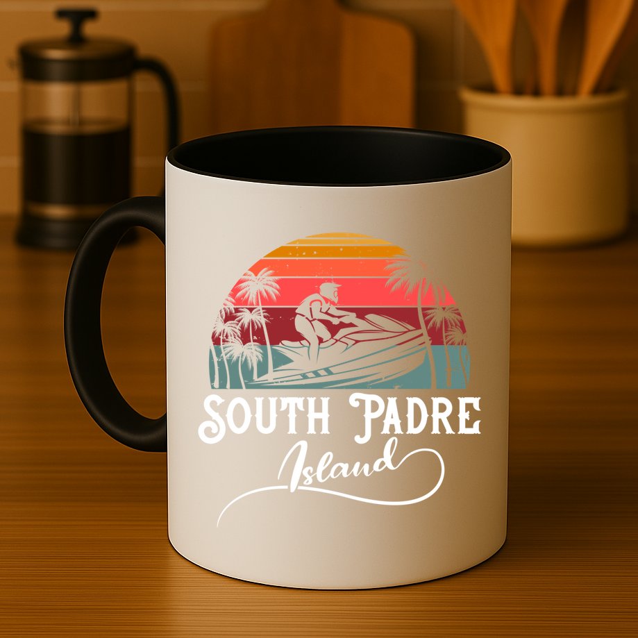 South Padre Island Jet Ski Lover Meaningful Gift Mug