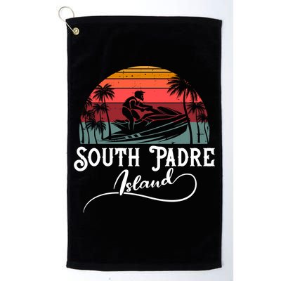 South Padre Island Jet Ski Lover Meaningful Gift Golf Towel