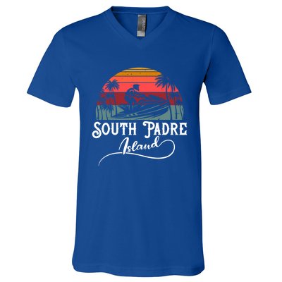 South Padre Island Jet Ski Lover Meaningful Gift V-Neck T-Shirt