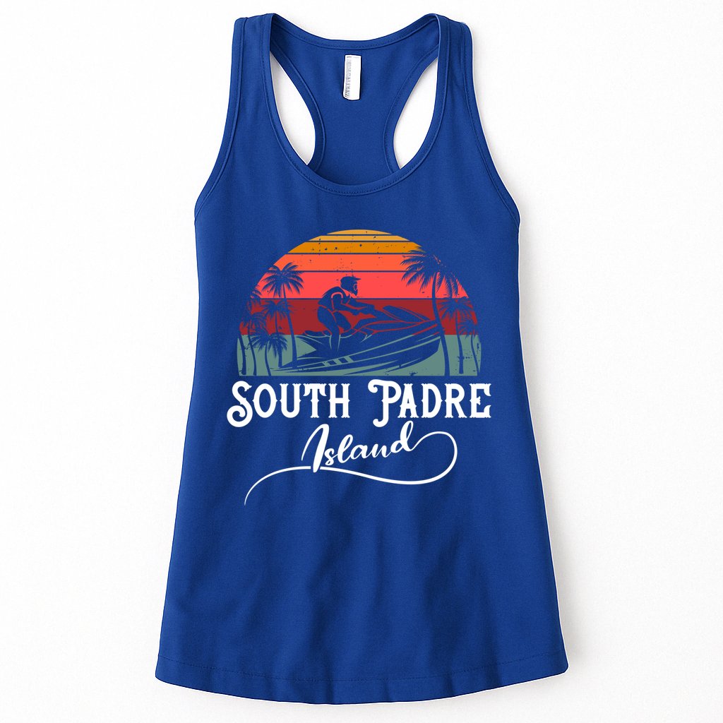 South Padre Island Jet Ski Lover Meaningful Gift Womens Tank Top