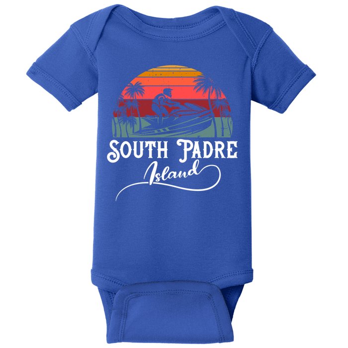 South Padre Island Jet Ski Lover Meaningful Gift Baby Bodysuit