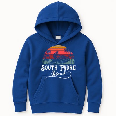South Padre Island Jet Ski Lover Meaningful Gift Kids Hoodie