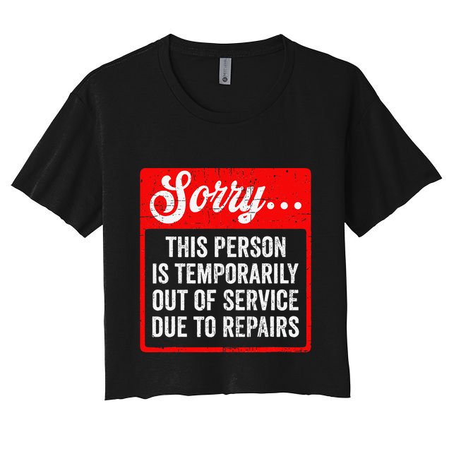Sorry Person Is Temporarily Out Of Service Due To Repair .Png Crop Top