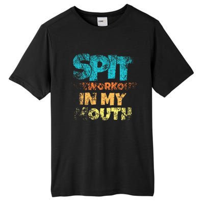 Spit preworkout in my mouth Tall Fusion ChromaSoft Performance T-Shirt