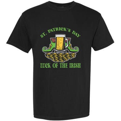 St Paddys Irish Luck of the Irish St. Patrick's Day Garment-Dyed Heavyweight T-Shirt