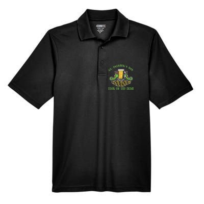 St Paddys Irish Luck of the Irish St. Patrick's Day Men's Origin Performance Piqué Polo