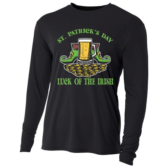 St Paddys Irish Luck of the Irish St. Patrick's Day Cooling Performance Long Sleeve Crew