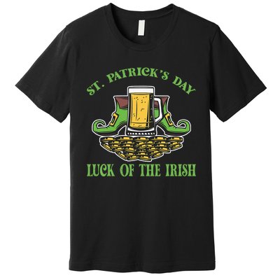 St Paddys Irish Luck of the Irish St. Patrick's Day Premium T-Shirt