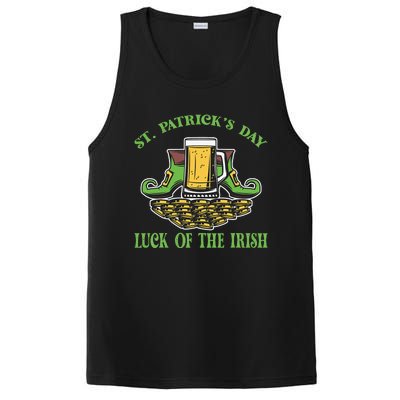 St Paddys Irish Luck of the Irish St. Patrick's Day PosiCharge Competitor Tank