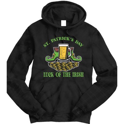 St Paddys Irish Luck of the Irish St. Patrick's Day Tie Dye Hoodie