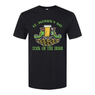 St Paddys Irish Luck of the Irish St. Patrick's Day Softstyle® CVC T-Shirt