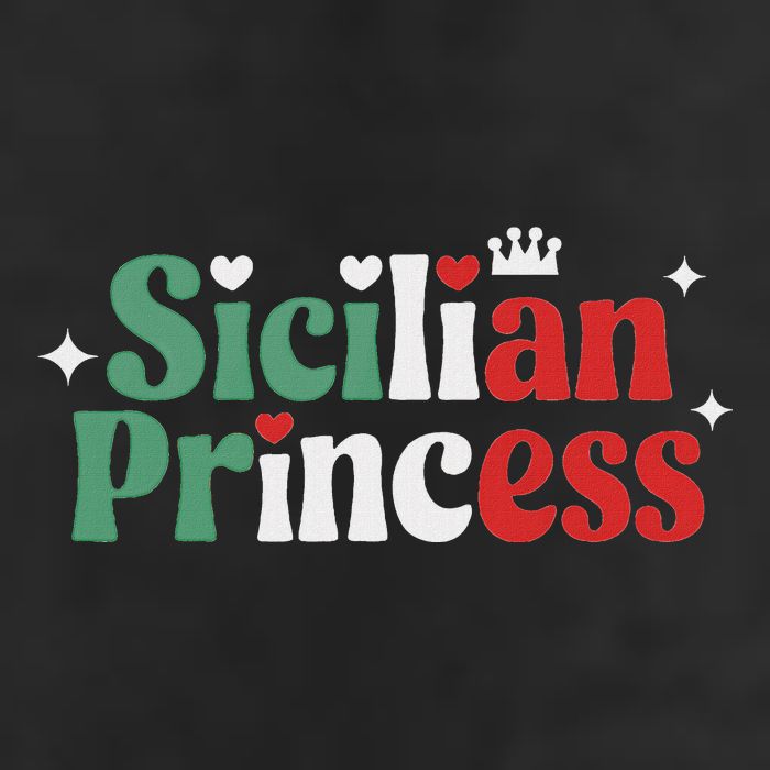 Sicilian Princess Italian Heritage Novelty Family Matching Beanie