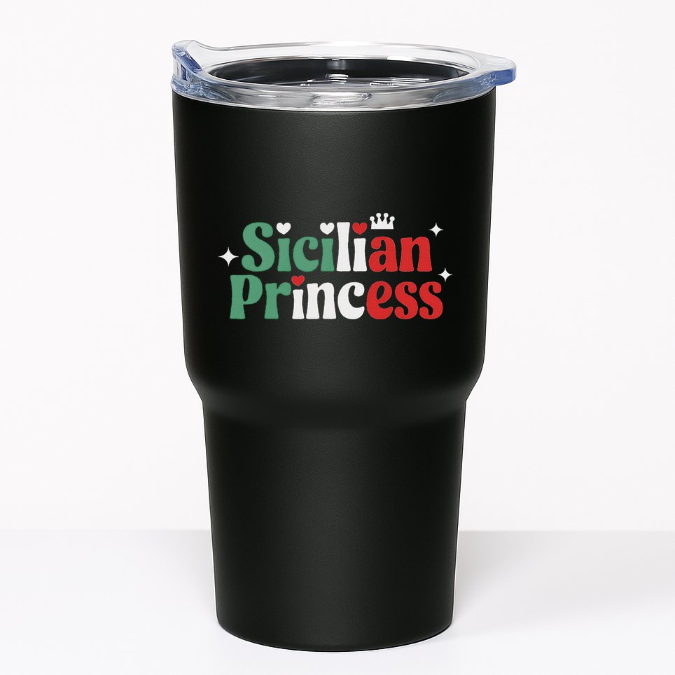 Sicilian Princess Italian Heritage Novelty Family Matching Tumbler