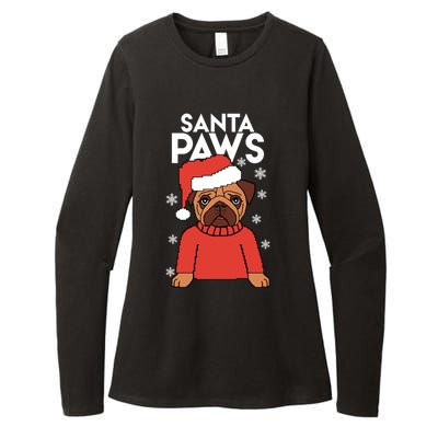 Santa Paws Is Coming To Town Cute Gift Womens CVC Long Sleeve Shirt