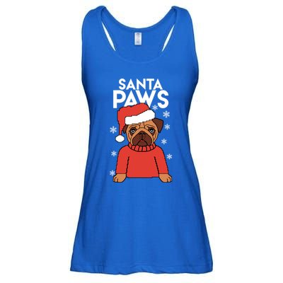 Santa Paws Is Coming To Town Cute Gift Ladies Essential Flowy Tank