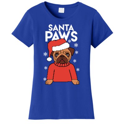 Santa Paws Is Coming To Town Cute Gift Women's T-Shirt