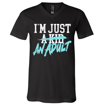 Simple Plan Im Just And Life Is A Nightmare V-Neck T-Shirt