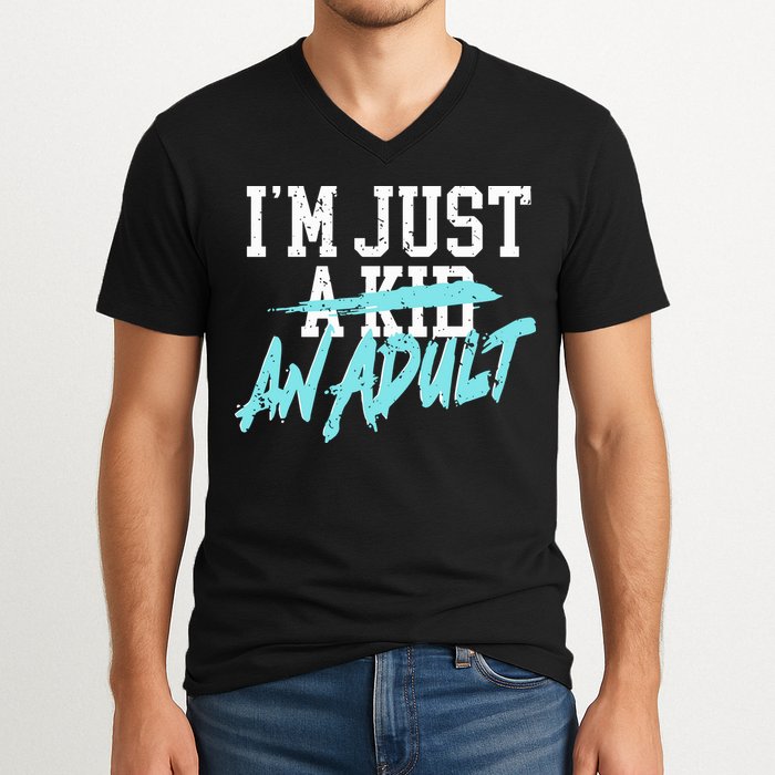 Simple Plan Im Just And Life Is A Nightmare V-Neck T-Shirt