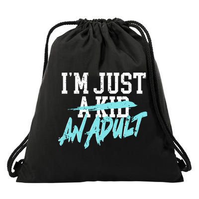 Simple Plan Im Just And Life Is A Nightmare Drawstring Bag